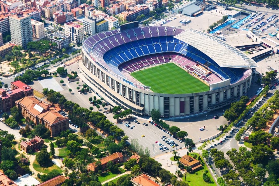 Camp Nou Stadium в Барселоне