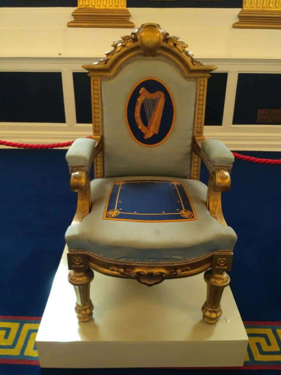 Кресло президентов в Дублинском замке